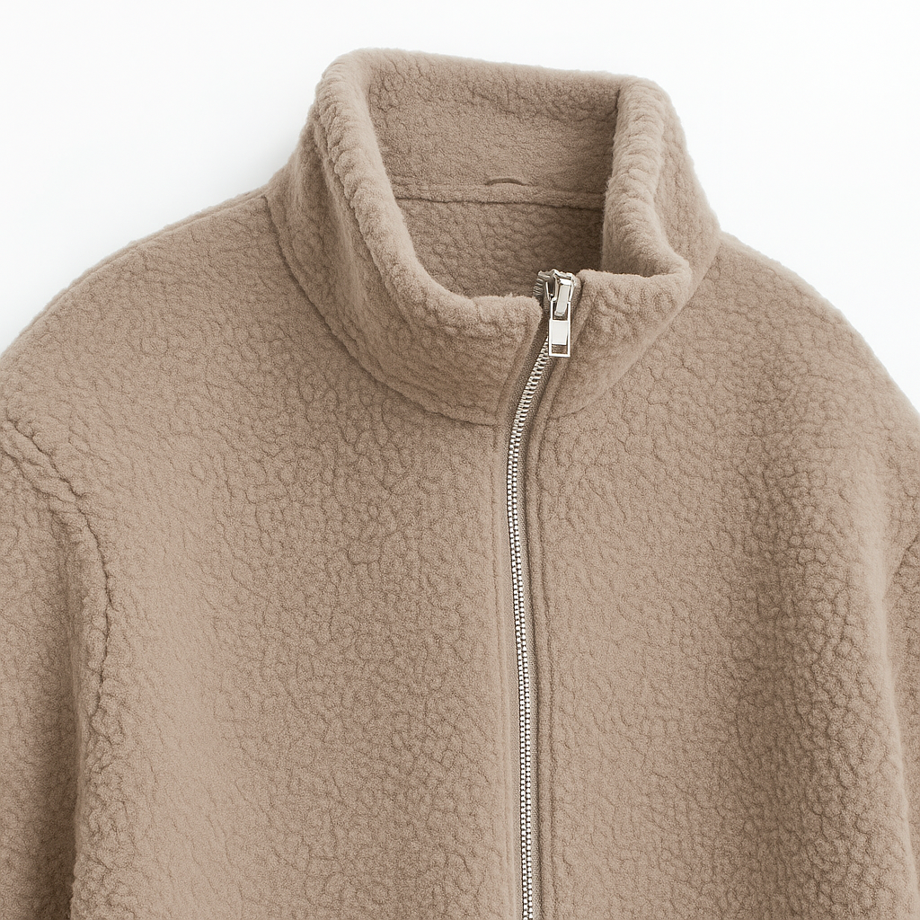 Solena™ | Giacca con Colletto e Zip Morbida