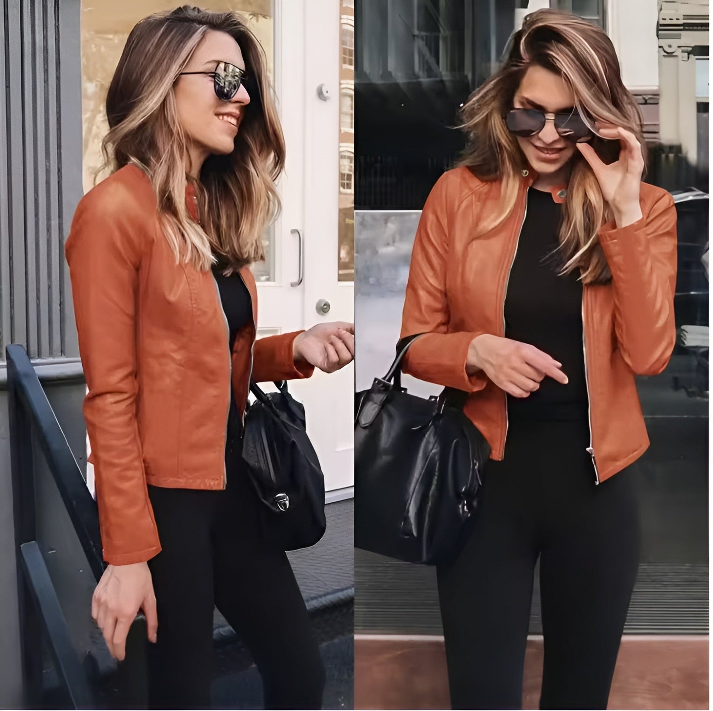 Solena™ | Giacca in Pelle Raffinata