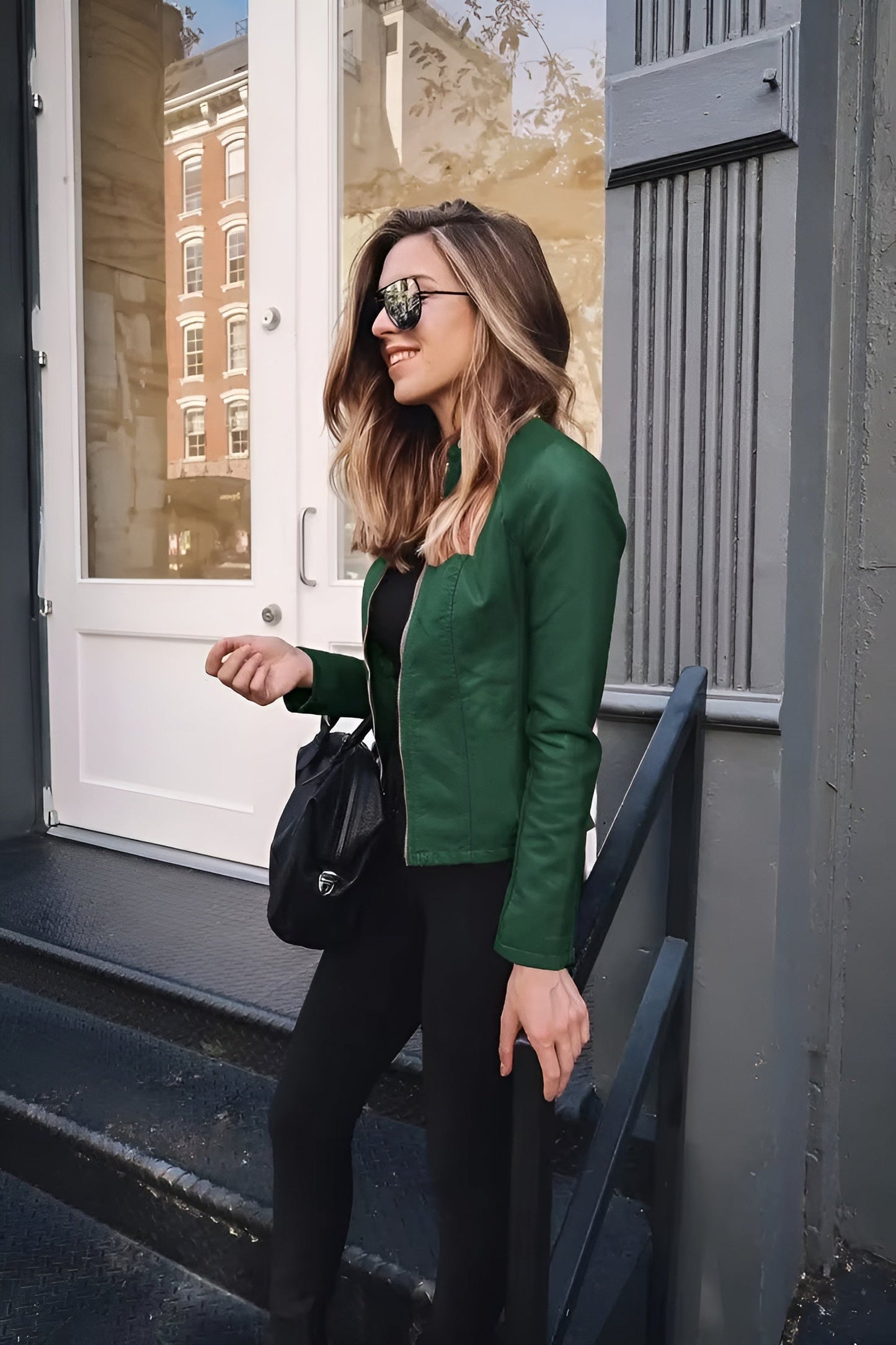 Solena™ | Giacca in Pelle Raffinata