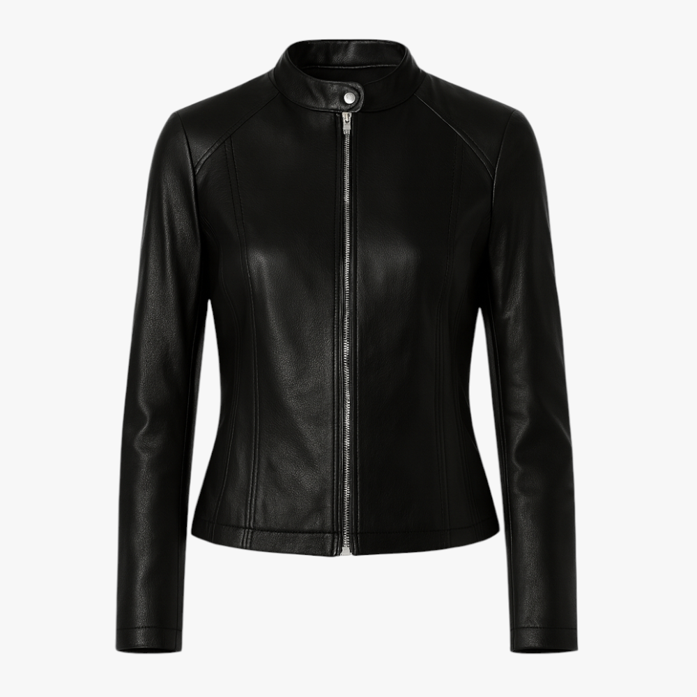 Solena™ | Giacca in Pelle Raffinata