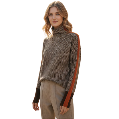 Maglione con collo alto