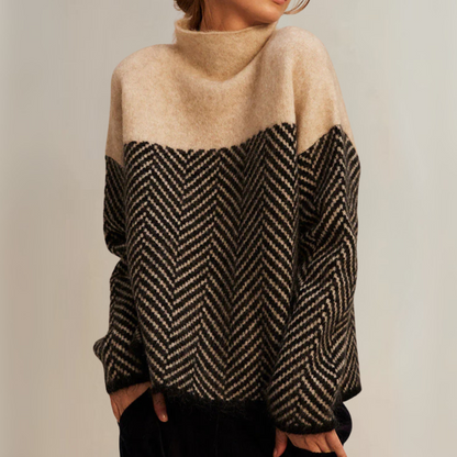 Solena™ | Maglione a Motivo Chevron per le Giornate Casual