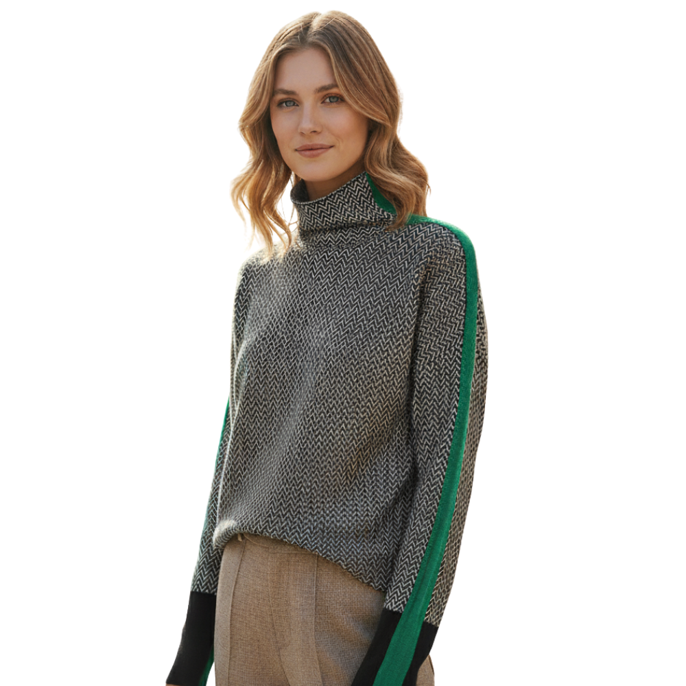 Maglione con collo alto