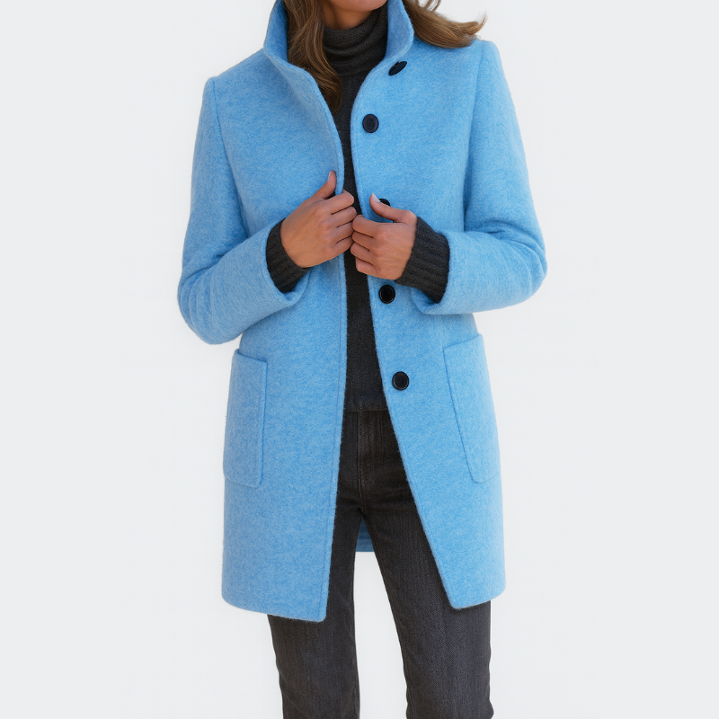 ZUZANA | Cappotto da donna con collo alto