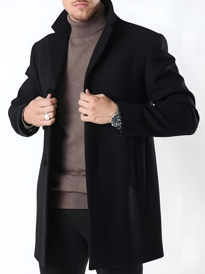 Solena™ | Cappotto Iconico Uomo Nero