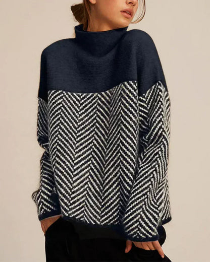 Solena™ | Maglione a Motivo Chevron per le Giornate Casual