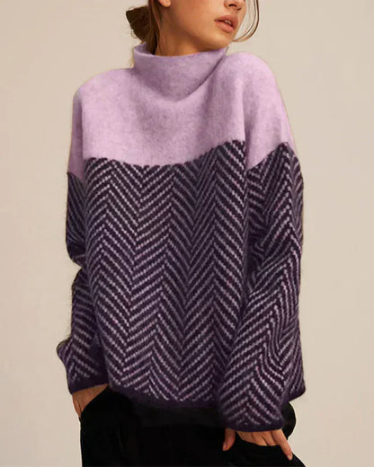 Solena™ | Maglione a Motivo Chevron per le Giornate Casual