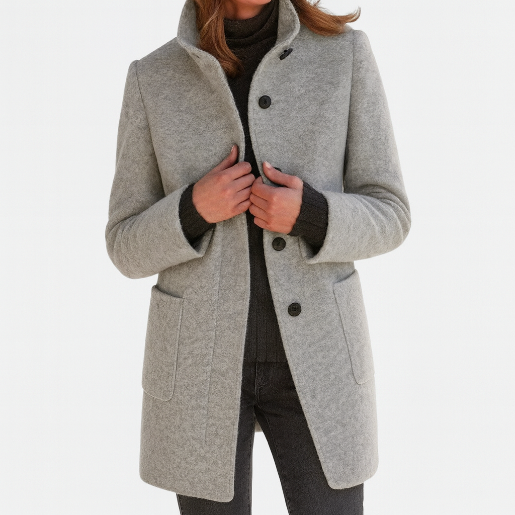 ZUZANA | Cappotto da donna con collo alto