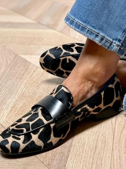 Savanna | Mocasines Elegantes con Estampado Animal