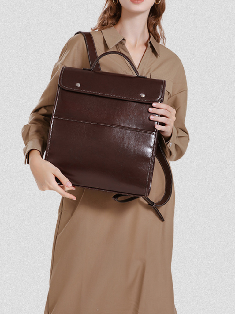 Sue | Raffinato Zaino in Pelle per Laptop