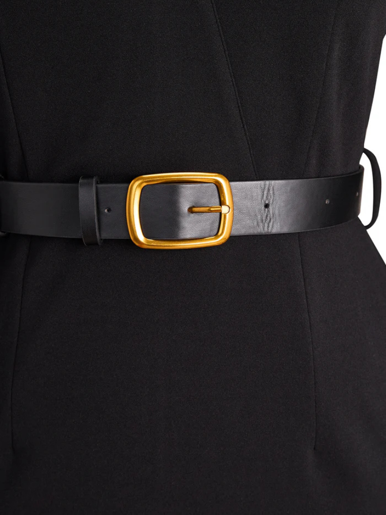 Gwen | Vestido Cruzado Elegante con Cinturón