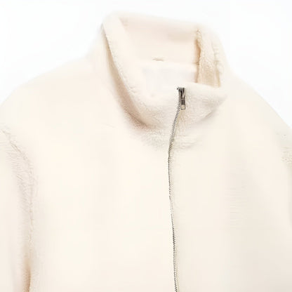 Solena™ | Giacca con Colletto e Zip Morbida