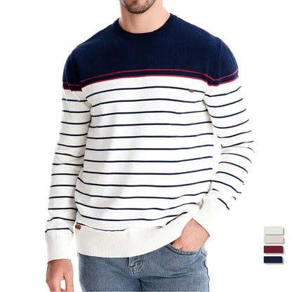 MIRAVO | Maglione da uomo con motivo a righe