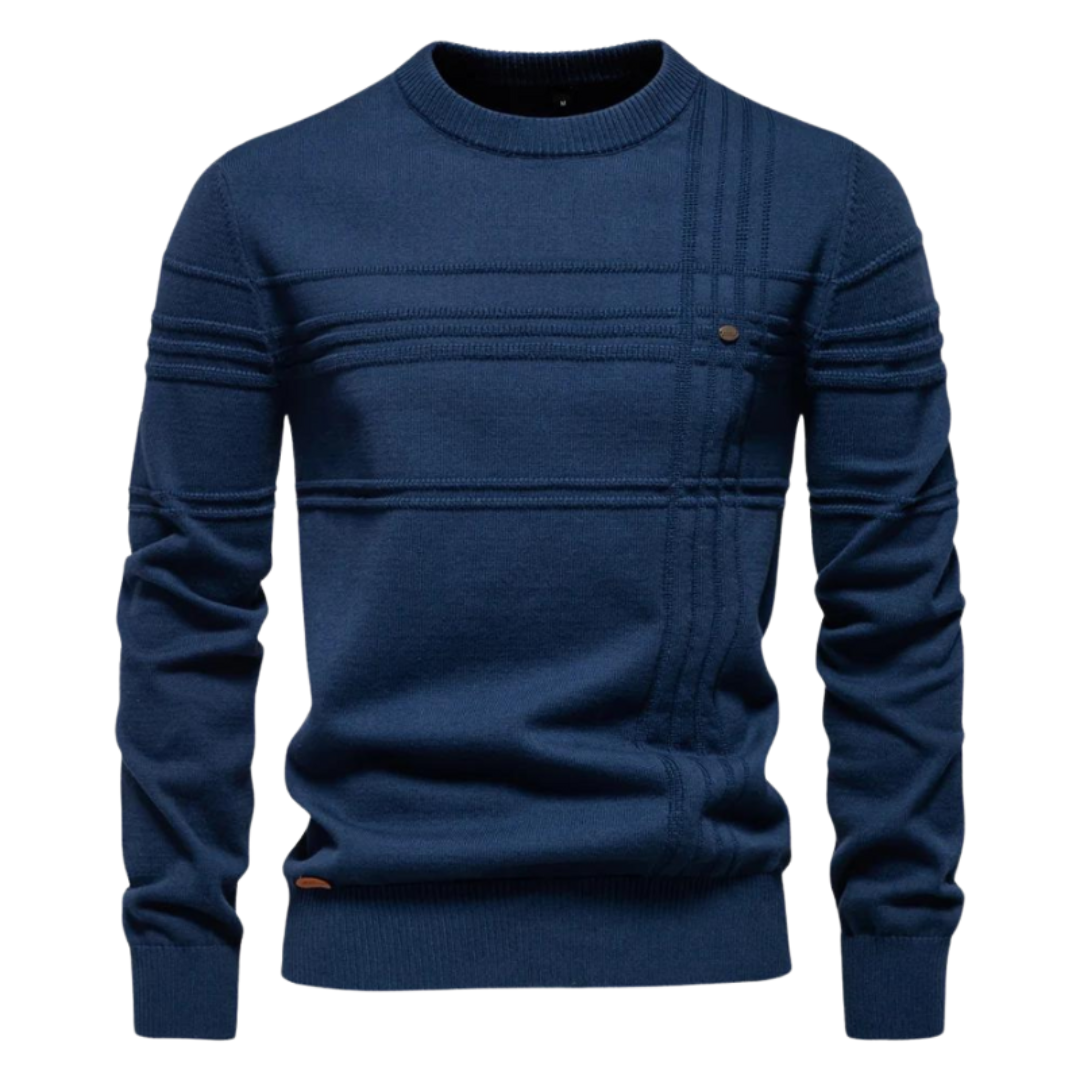 RIVANI | Maglione elegante da uomo con design a quadri