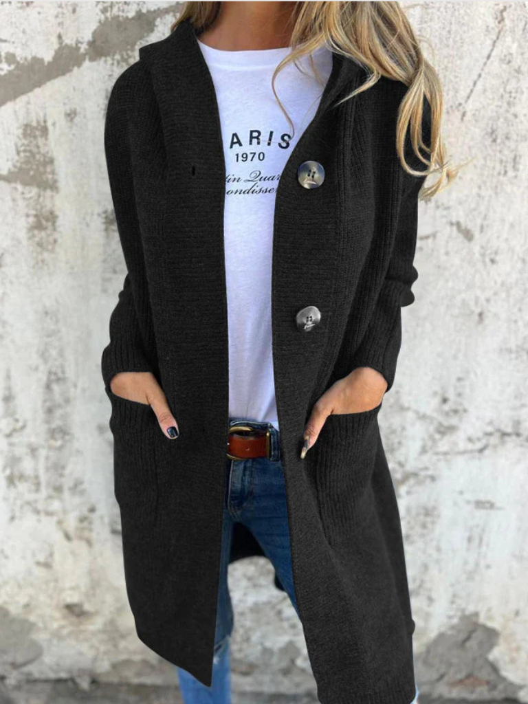 Janel | Cárdigan Largo Natural