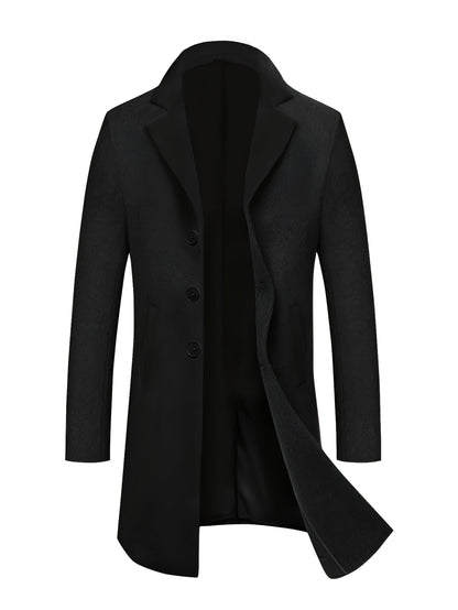 Solena™ | Cappotto Iconico Uomo Nero
