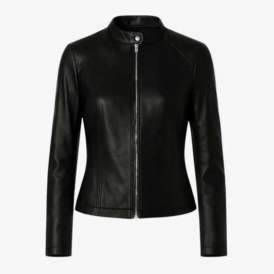 Solena™ | Giacca in Pelle Raffinata